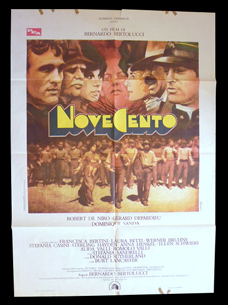 イタリア 映画 アンティークポスター Novecento (1976年) 1900年 ...